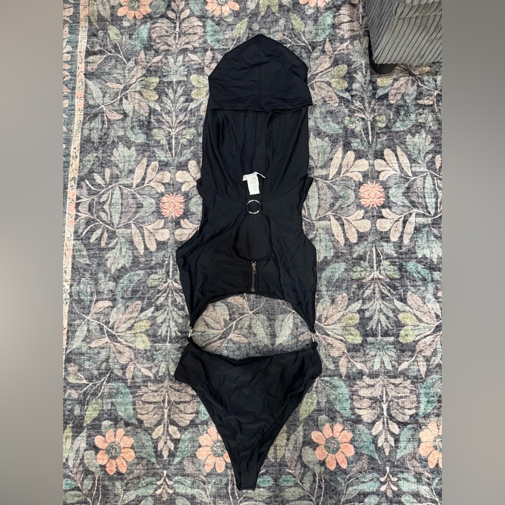 Iheartraves Bikini Hooded Bodysuit
